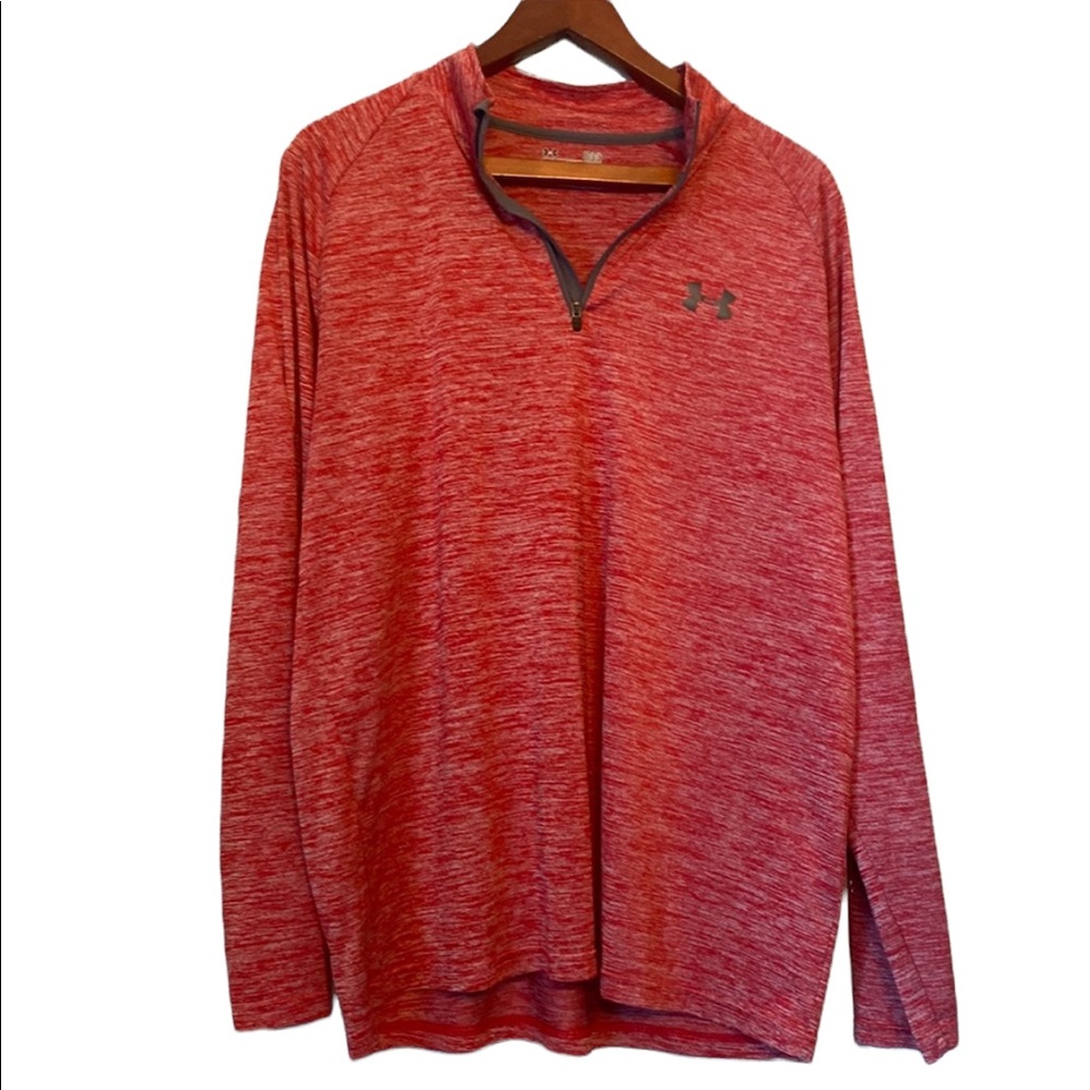 Under Armour Burnt Red Long Sleeved Workout Jacket/Top